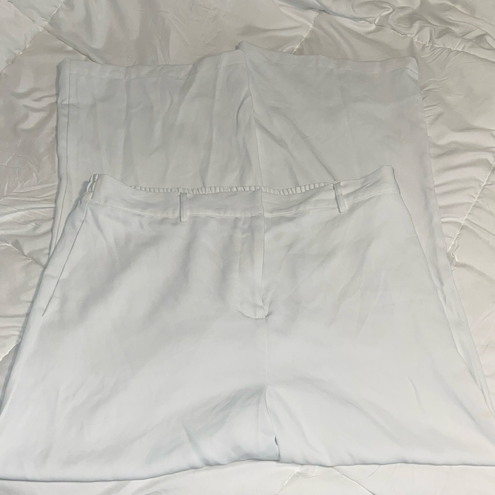 Flowy White Dress Pants